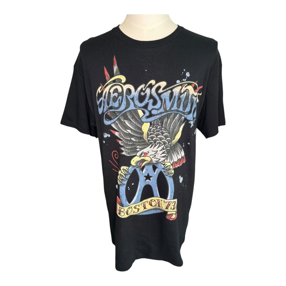 Aerosmith Graphic T-Shirt‎ Boston 73 Eagle Rock Band Tee Nordstrom Size Large